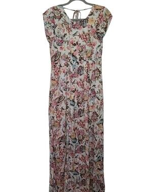 Antix Size Medium Floral Animal Print Maxi Trucks Birds Rabbits